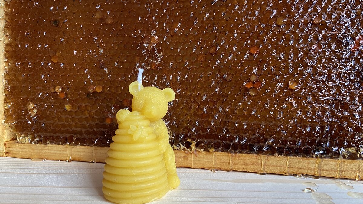 Fotografia: candele in cera d'api