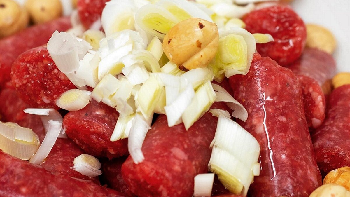 Fotografia: salsiccia di vitello e maiale