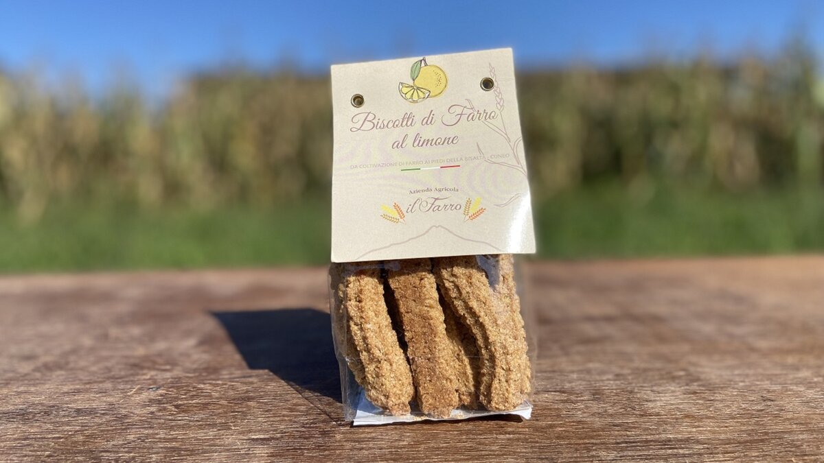 Fotografia: biscotti di farro al limone